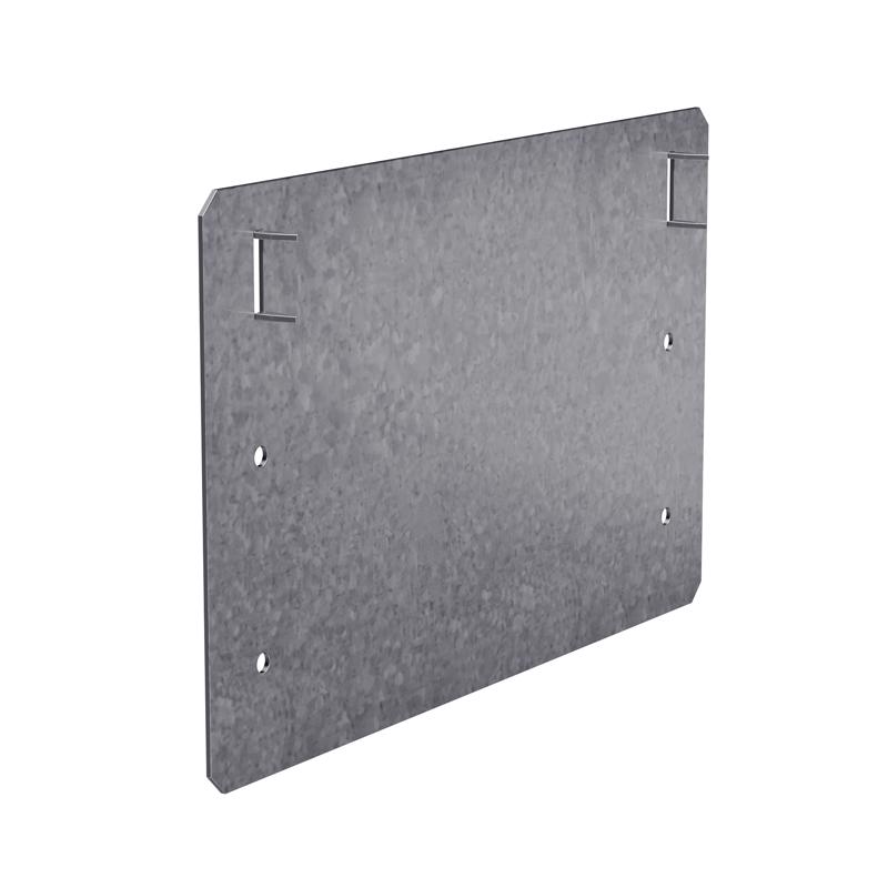 Simpson Strong-Tie ZMax 8 in. H X 5 in. W 16 Ga. Galvanized Steel Nail Plate Zmax (Pack of 25)