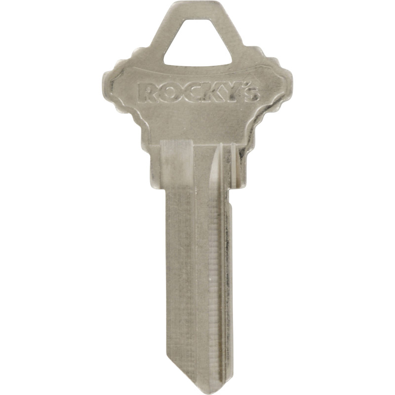 HILLMAN Traditional Silver House Key Blank Single For Schlage Locks