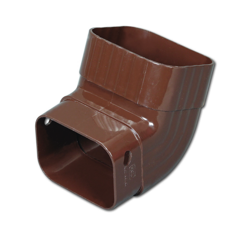 Amerimax 4.25 in. H X 3.25 in. W X 4.25 in. L Brown Vinyl K Gutter Elbow (Pack of 20)