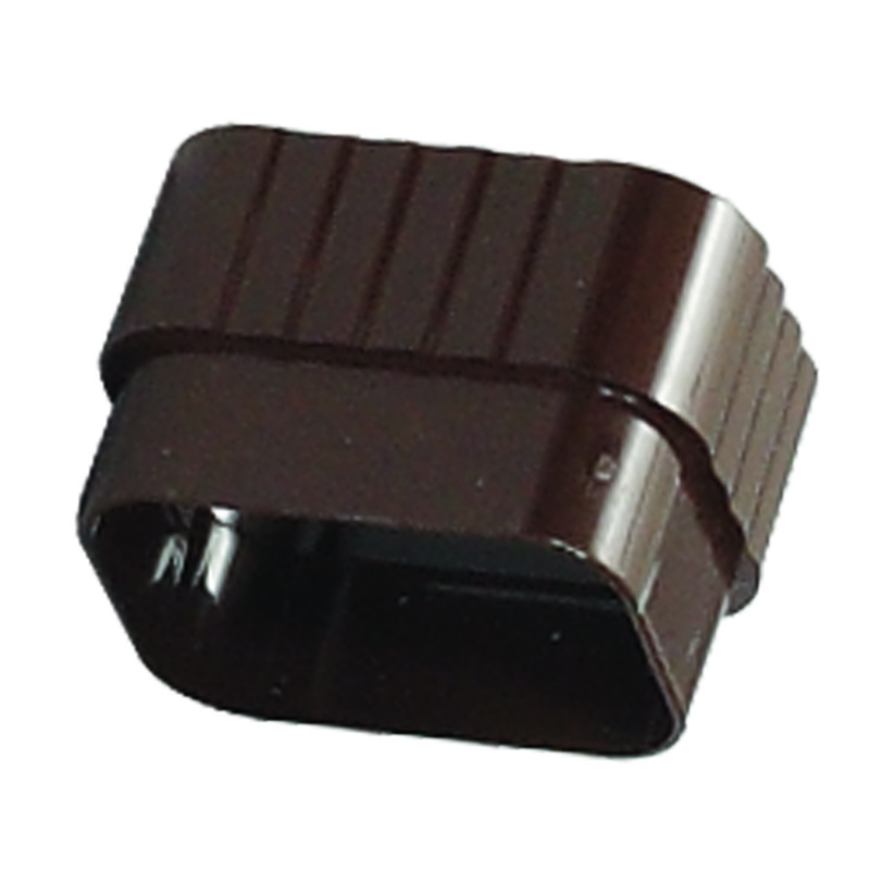 Amerimax 2 in. W X 3 in. L Brown Vinyl K Downspout Connector (Pack of 18)
