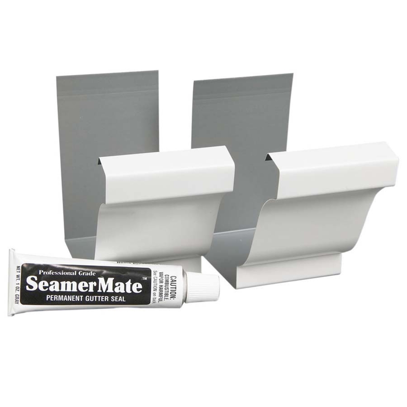 Amerimax White Aluminum K Gutter Seamers (Pack of 18)