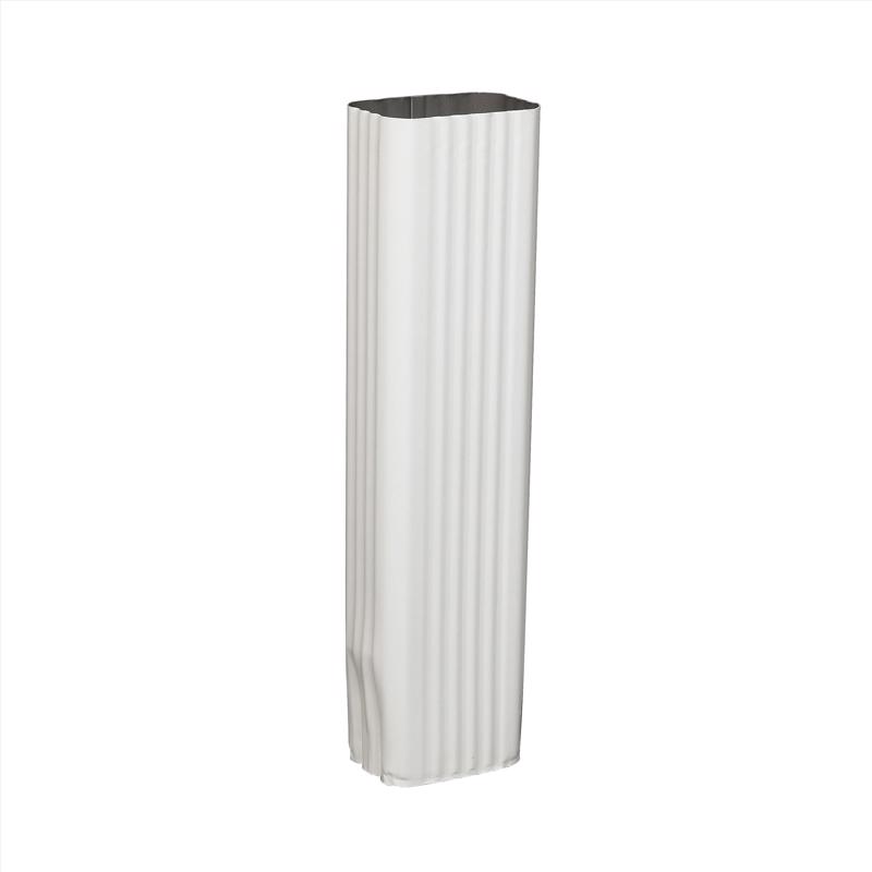 Amerimax 3 in. H X 4.25 in. W X 15 in. L White Aluminum K Downspout Extension