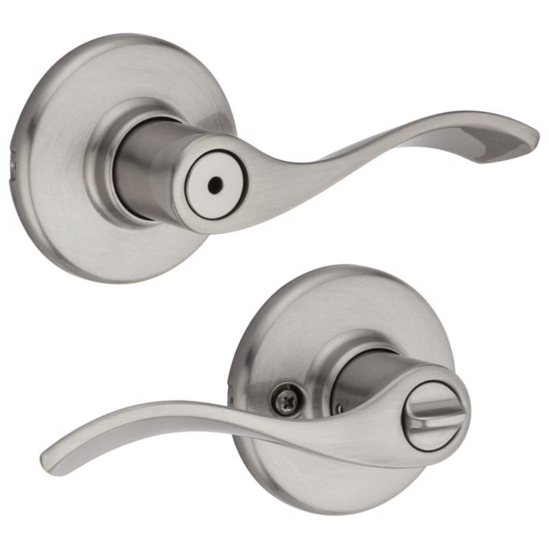 Kwikset Balboa Satin Nickel Privacy Lever