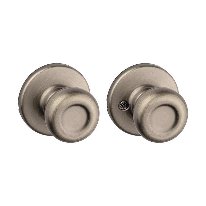 Kwikset Tylo Antique Brass Passage Door Knob
