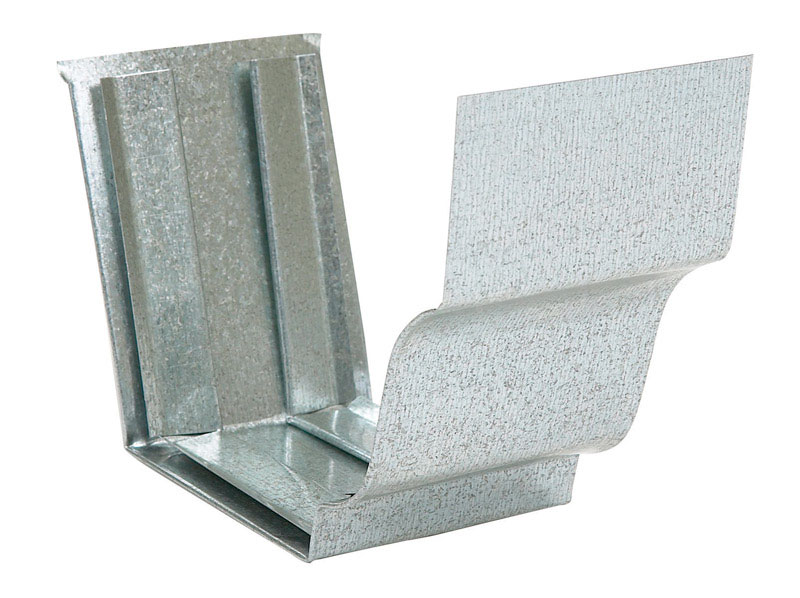 Amerimax 3.5 in. H X 4 in. W X 4 in. L Metallic Galvanized Steel K Slip Joint Connector (Pack of 30)