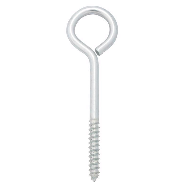 Hampton 3/8 in. X 6 in. L Zinc-Plated Steel Lag Thread Eyebolt (Pack of 10)
