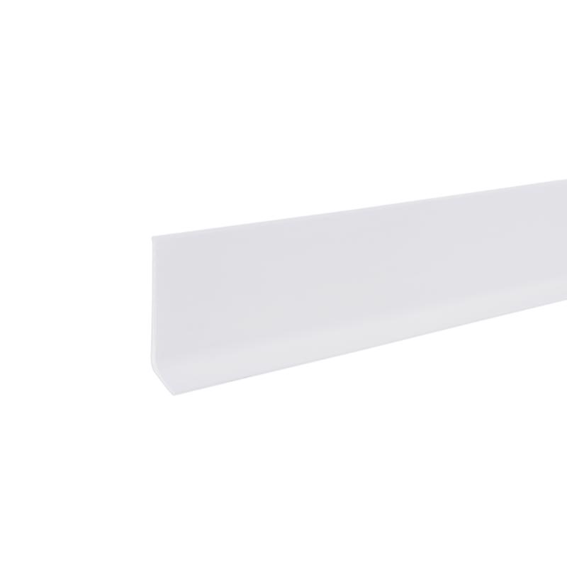 M-D Building Products 2.5 in. H X 0.08 in. W X 48 in. L Prefinished Snow White Vinyl Wall Base (Pack of 18)