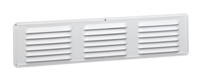 Air Vent 4 in. H X 16 in. L White Aluminum Undereave Vent (Pack of 24)