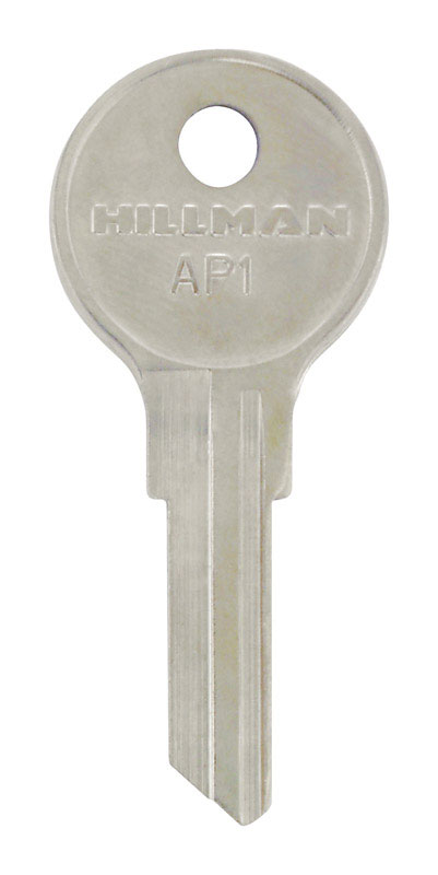 HILLMAN Traditional Key House/Office Key Blank 112 Single For Chicago Locks Silver (Pack of 4)