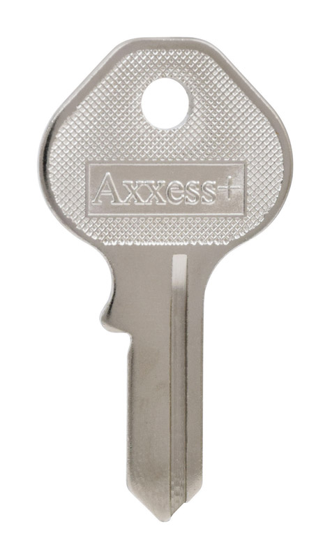 HILLMAN Traditional Key House/Office Key Blank 60 Single For Master Locks Silver (Pack of 4)