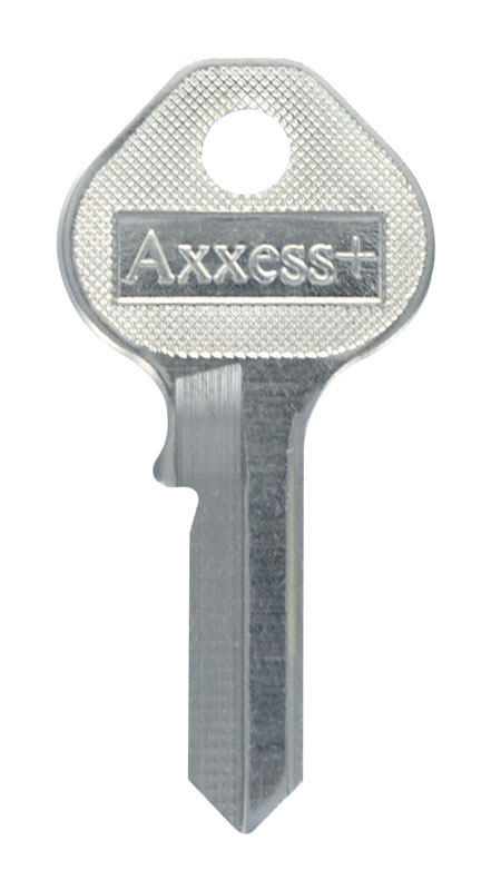 HILLMAN Traditional Key House/Office Key Blank 58 Single For Master Locks Silver (Pack of 4)