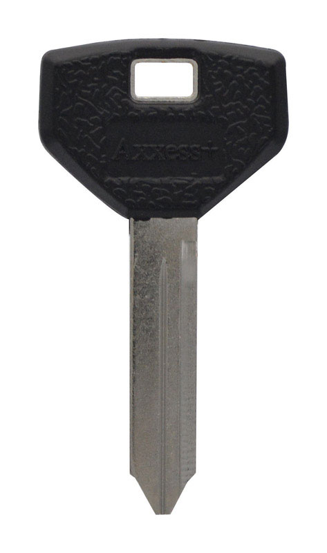 HILLMAN KeyKrafter Automotive Key Blank Double For Chrysler Black/Silver (Pack of 5)