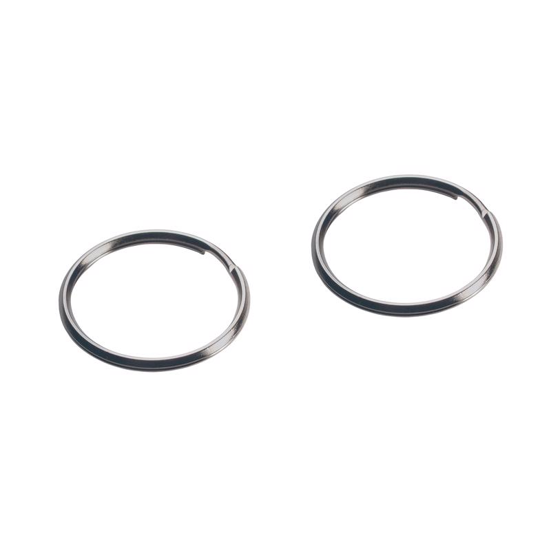 HILLMAN Tempered Steel Silver Split Rings/Cable Rings Key Ring