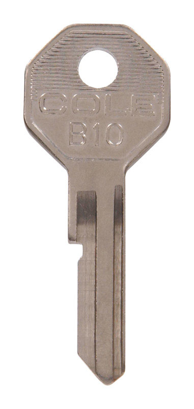 HILLMAN Traditional Key Automotive Key Blank Single For GM Silver (Pack of 10)
