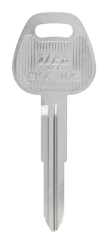 HILLMAN Traditional Key Automotive Key Blank Double For Hyundai Silver (Pack of 10)