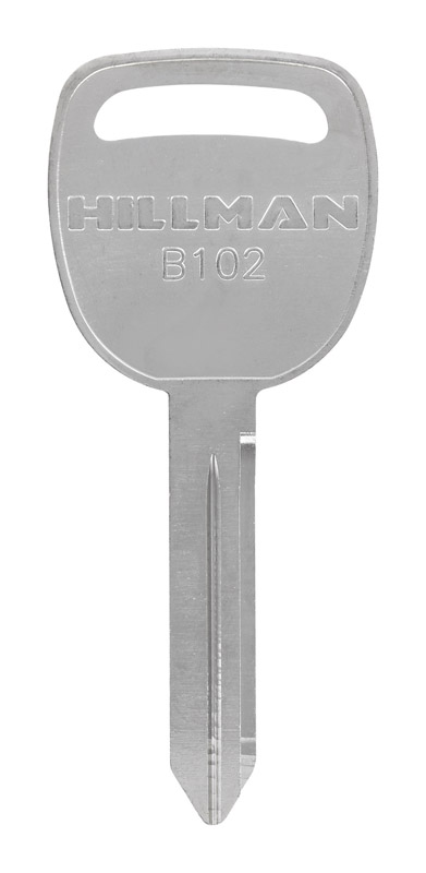 HILLMAN Traditional Key Automotive Key Blank Double For GM Silver (Pack of 10)