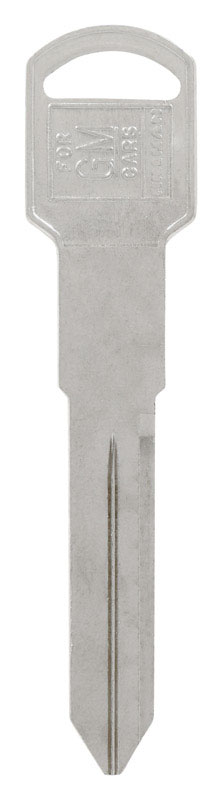HILLMAN Traditional Key Automotive Key Blank Double For GM Silver (Pack of 10)