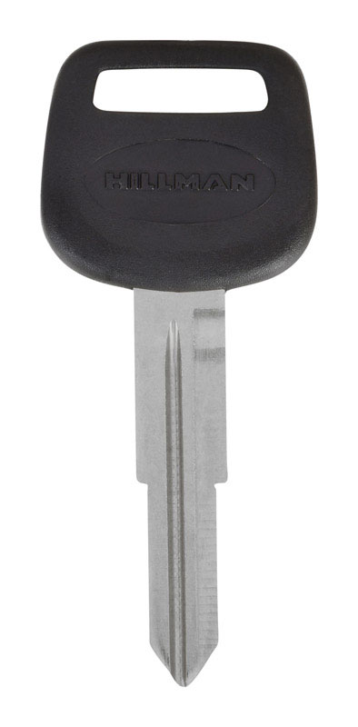 HILLMAN Traditional Key Automotive Key Blank Double For Toyota Black/Silver (Pack of 5)