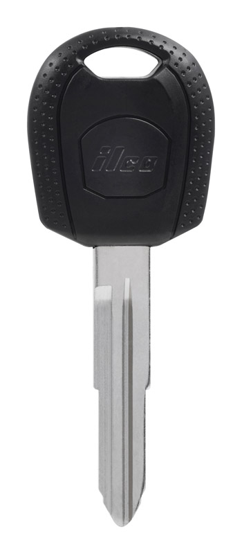 HILLMAN Traditional Key Automotive Key Blank Double For Kia Black/Silver (Pack of 5)