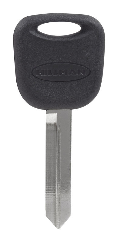 HILLMAN Traditional Key Automotive Key Blank Double For Ford Black/Silver (Pack of 5)