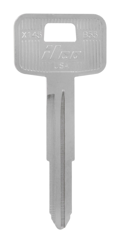 HILLMAN Traditional Key Automotive Key Blank Double For GM Silver (Pack of 10)