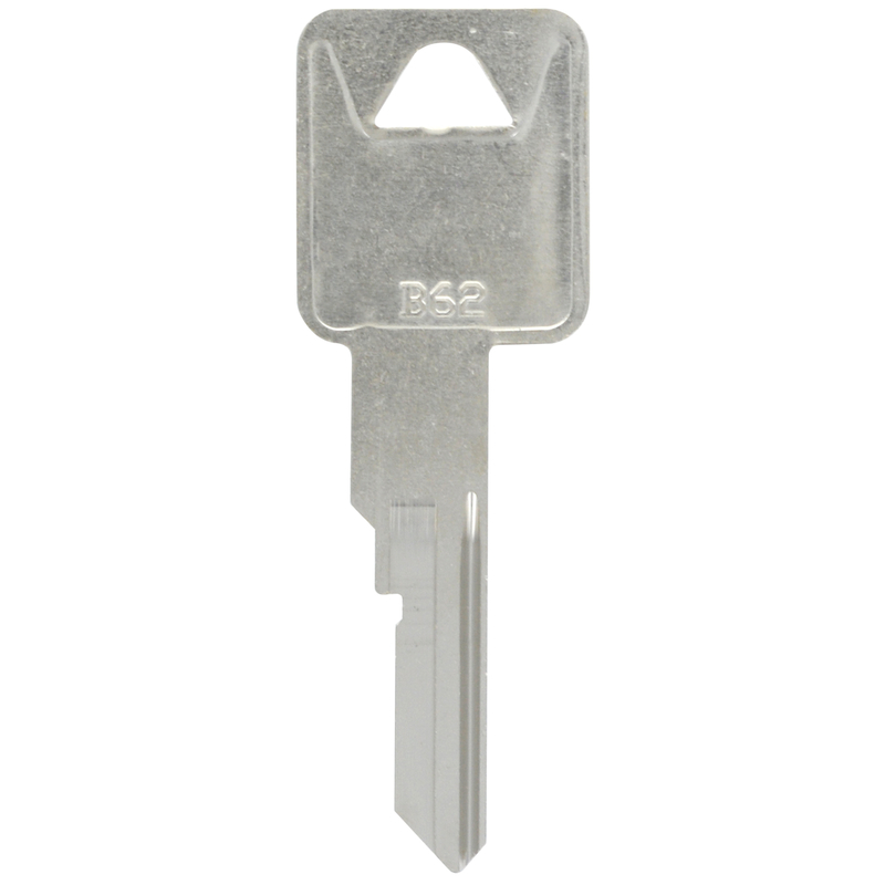 HILLMAN Traditional Key Automotive Key Blank Single For GM Silver (Pack of 10)