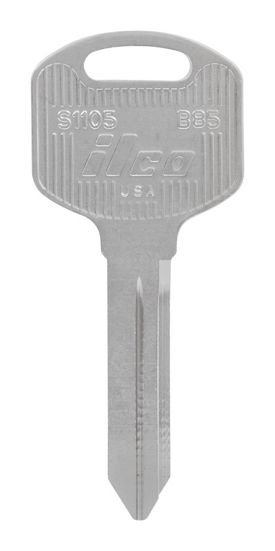 HILLMAN Traditional Key Automotive Key Blank Double For GM Silver (Pack of 10)