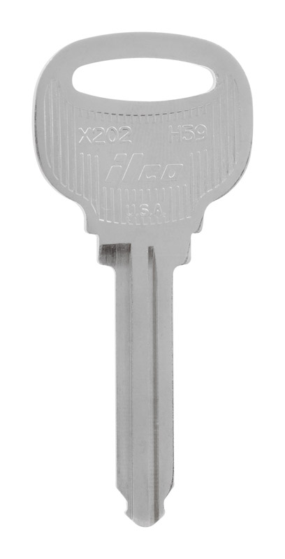 HILLMAN Traditional Key Automotive Key Blank Double For Ford Silver (Pack of 10)