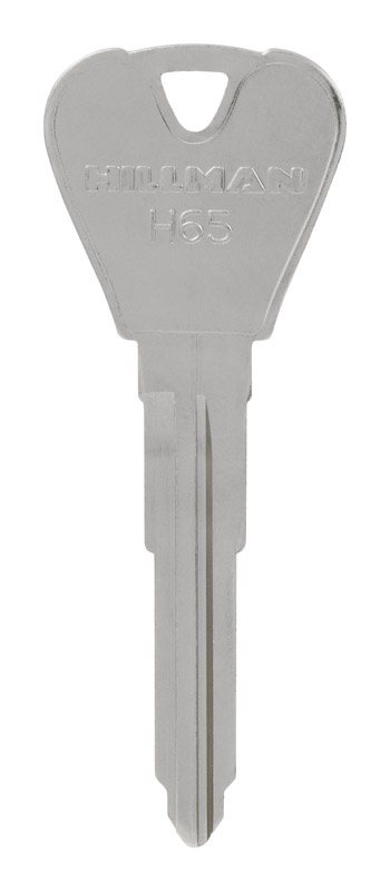HILLMAN Traditional Key Automotive Key Blank Double For Ford Silver (Pack of 10)