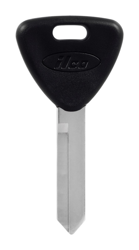 HILLMAN Traditional Key Automotive Key Blank Double For Ford Black/Silver (Pack of 5)