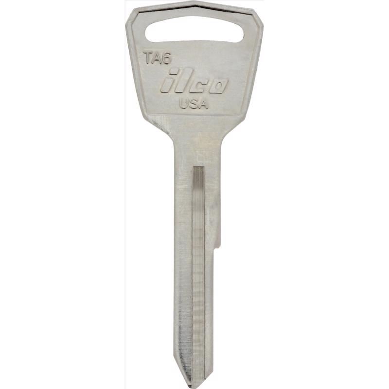 HILLMAN Universal Automotive Key Blank Single For For Toyota Silver (Pack of 10)