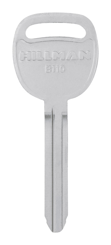 HILLMAN Traditional Key Automotive Key Blank Double For GM Black (Pack of 10)