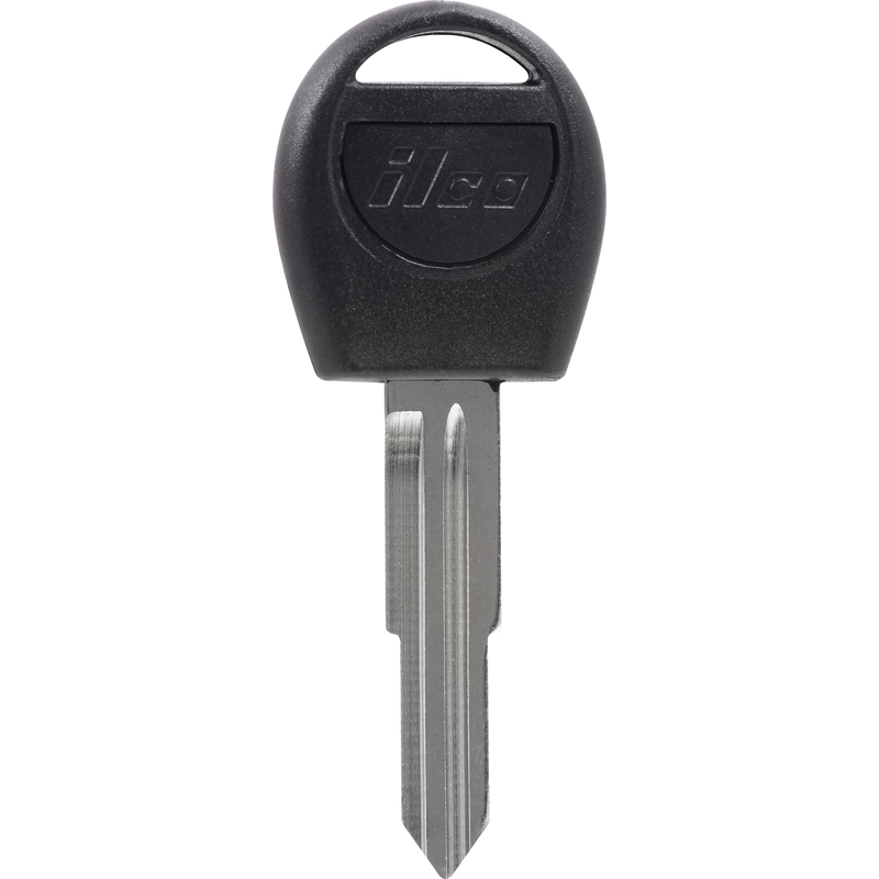 HILLMAN Traditional Key Automotive Key Blank Double For Daewoo Black/Silver (Pack of 5)
