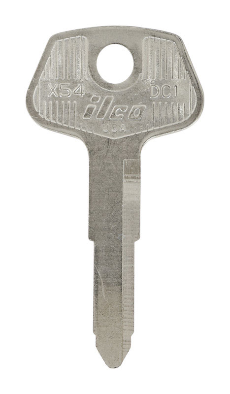 HILLMAN Traditional Key Automotive Key Blank Double For Chrysler Silver (Pack of 10)