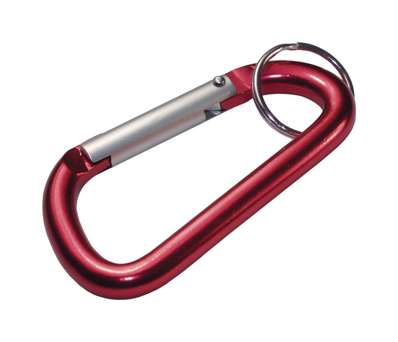HILLMAN Steel Assorted Jumbo Carabiner (Pack of 24)