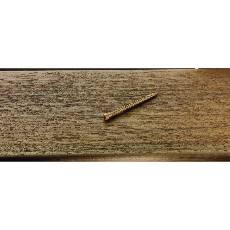Starborn Cap-Tor No. 10 X 2-3/4 in. L Buckskin Star Undercut Head Composite Deck Screws 100 pk
