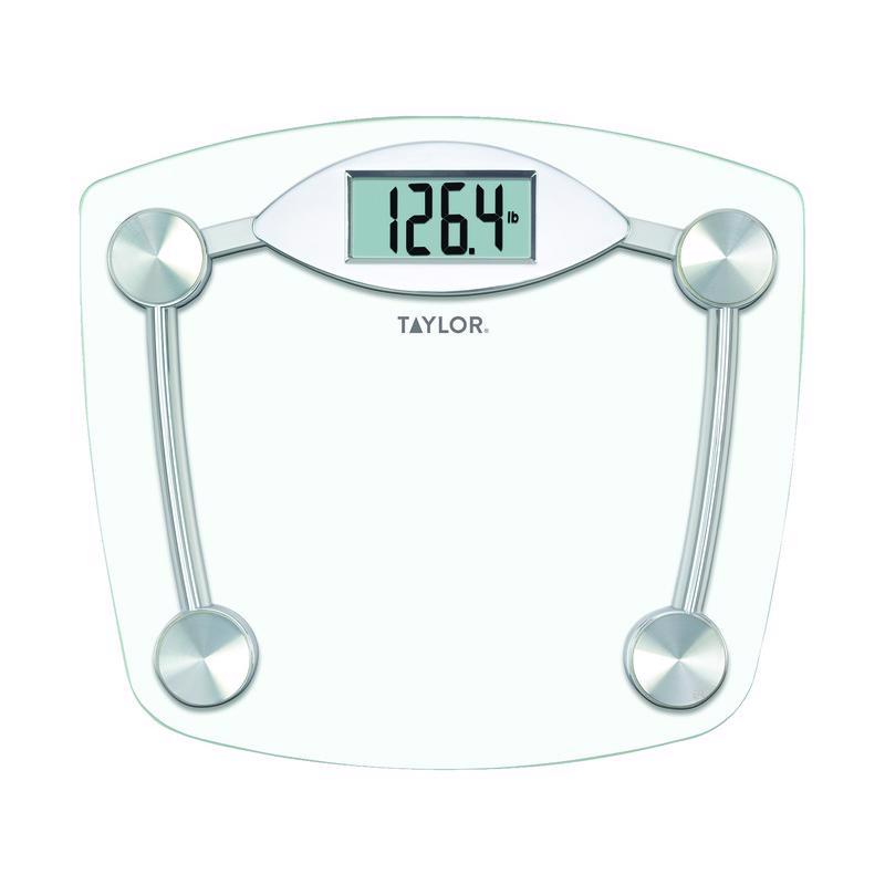 Taylor 400 lb Digital Bathroom Scale Clear (Pack of 2)