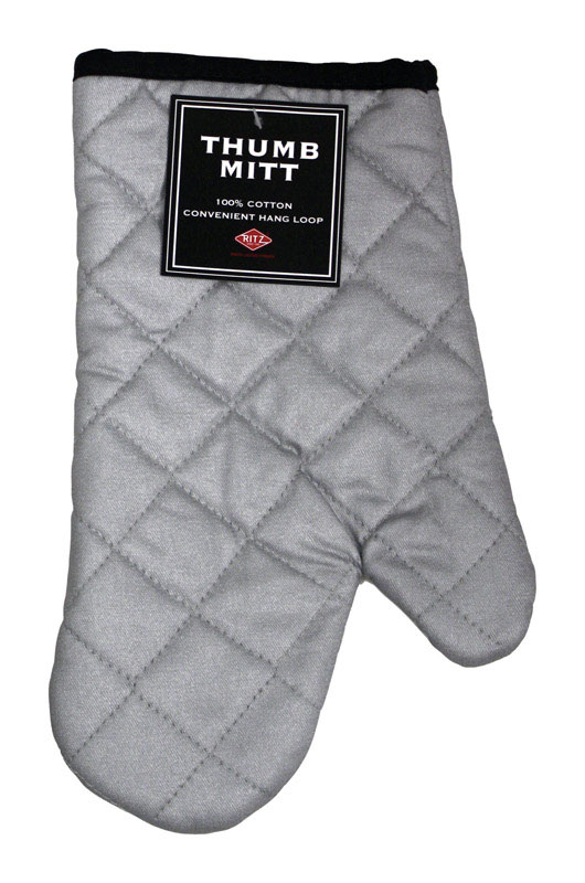 Ritz Silver Cotton Oven Mitt (Pack of 6)