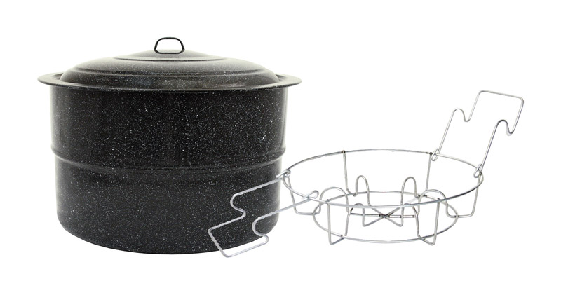 Granite Ware Canner with Lid & Jar Rack 33 qt 3 pc (Pack of 2)