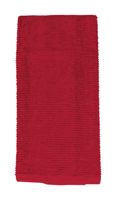 Ritz Royale Paprika Cotton Solid Kitchen Towel 1 pk (Pack of 3)