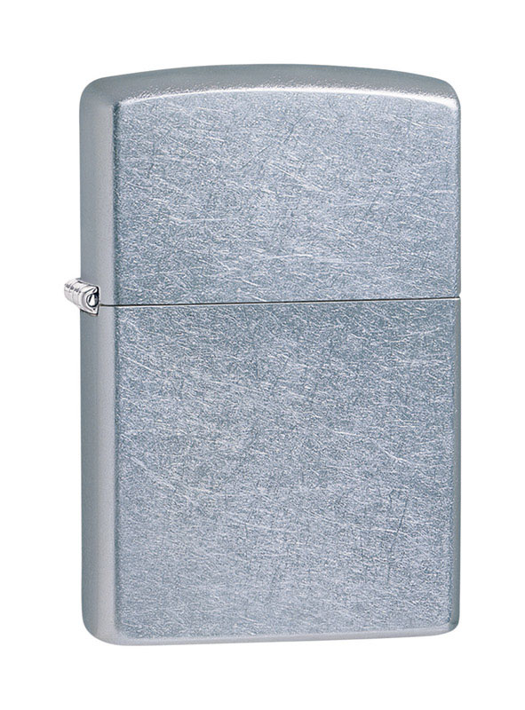 Zippo Classic Street Chrome Silver Street Chrome Cigarette Lighter 1 pk (Pack of 6)