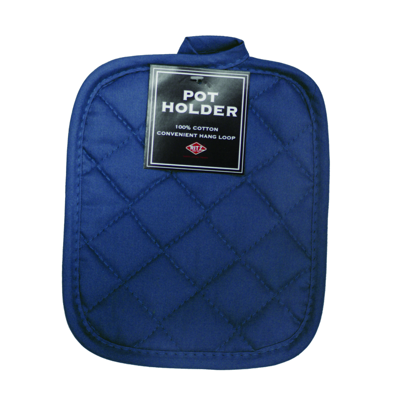 Ritz Federal Blue Pebble Cotton Pot Holder (Pack of 6)