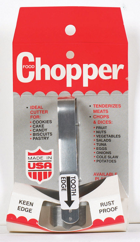 Harold Import 3 oz Silver Stainless Steel Food Chopper