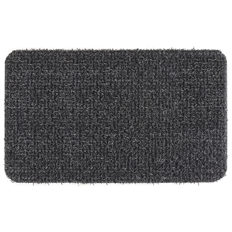 GrassWorx Clean Machine 24 in. W X 18 in. L Flint Flair Astroturf Door Mat