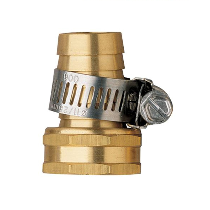 Orbit 5/8 in. Brass/Stainless Steel Threaded Female Hose Mender