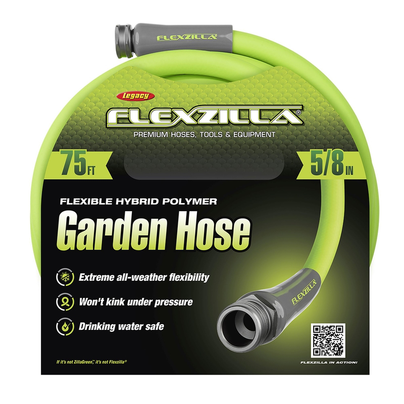 Legacy Flexzilla 5/8 in. D X 75 ft. L Heavy Duty Premium Grade Garden Hose