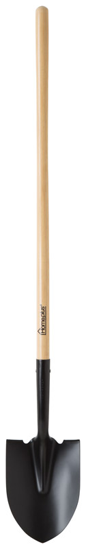 Home Plus 56.75 in. Steel Round Digging Shovel Wood Handle (Pack of 6)