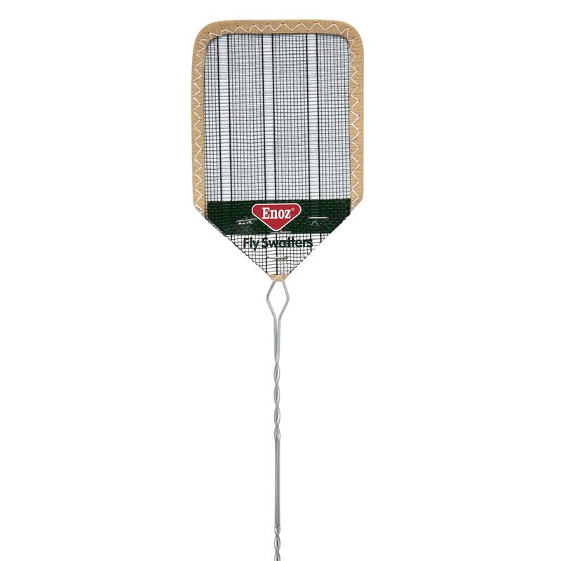Enoz Assorted Aluminum Fly Swatter (Pack of 24)