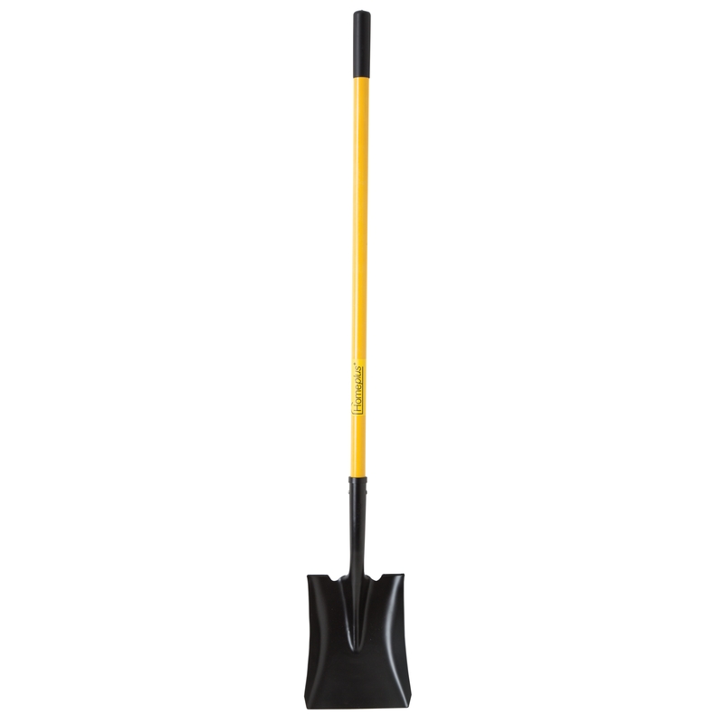 Home Plus 57 in. Steel Square Transfer Shovel Fiberglass Handle (Pack of 6)