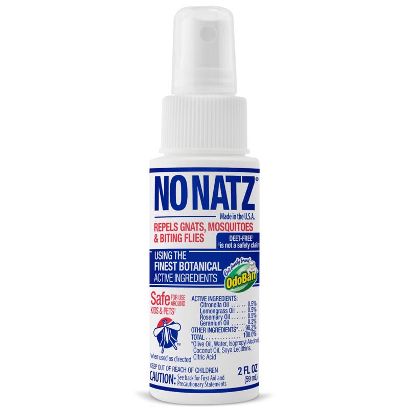 No Natz Organic Insect Repellent Liquid For Variety of Insects 2 oz (Pack of 12)